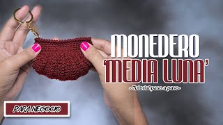 MONEDEROS TEJIDOS A CROCHET CON CIERRE 👛 [upl. by Sternlight111]