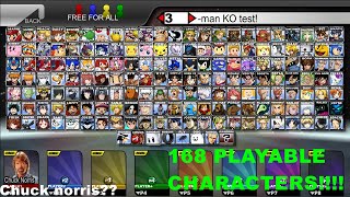 SSF2 Menu with 168 characters [upl. by Gnal]