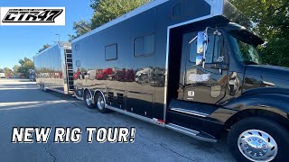 CTR Cribs New Toter Home and Liftgate Stacker Trailer dirtcarracing racing racecar [upl. by Dahaf26]