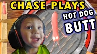 Chase plays quotHot Dog Buttquot  2 Player Flappy Bird 2 Yr Old Face Cam [upl. by Martine569]