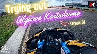 Trying out Track B from Algarve kartodromo [upl. by Nwhas]