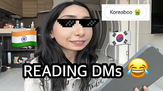 🇰🇷QampA READING AJEEB GAREEB DMs 🥲🤣 [upl. by Bashemeth752]