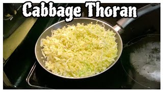 Kerala Style Cabbage Thoran  കാബേജ് തോരൻ  Cabbage Stir Fry [upl. by Cioffred]