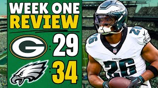 Philadelphia Eagles defeat the Green Bay Packers  Saquon Barkley Scores 3 TDs  Instant Reaction [upl. by Llemij597]