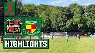 HIGHLIGHTS  Sheffield FC 21 Nantwich Town  Emirates FA Cup Extra Preliminary Round  3824 [upl. by Nyraa]