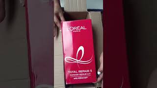 lorealparis shampoo loreal conditionerloreal hair serum totel repair 5viralshort trendingsong [upl. by Ophelia]