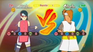 Sarada vs Chocho  Boruto Ultimate Ninja Storm PS3 [upl. by Earehc354]