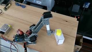 Server 6dof desk robot arm [upl. by Nodyarb488]