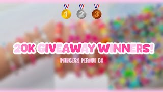 20k GIVEAWAY WINNERS 🥇🥈🥉 [upl. by Popele]