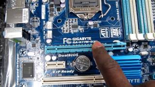 Unboxing GAH77MD3H Motherboard [upl. by Cynth]