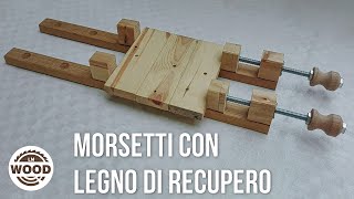 Morsetto in legno FAI DA TE  DIY wooden clamps [upl. by Rozalie]