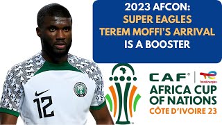 SUPER EAGLES TEREM MOFFI ARRIVED THE TEAM CAMP IN ABIDJAN IVORY COASTsupereagles 2023afcon [upl. by Nya]