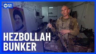 Israel Military Reveals Hezbollah Bunker  10 News First [upl. by Alyad]