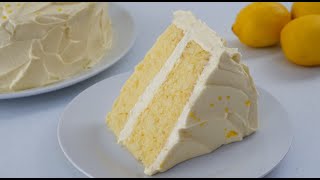 Super Moist Lemon Velvet Cake [upl. by Farrah75]