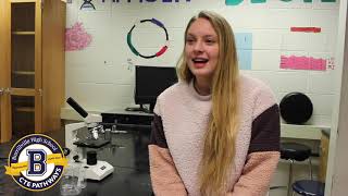 Burrillville High School CTE Pathways  BioMed Story  Olivia [upl. by Eemla]