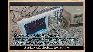 Dipole RC  charge et décharge dun condensateur oscilloscope numérique [upl. by Petras714]