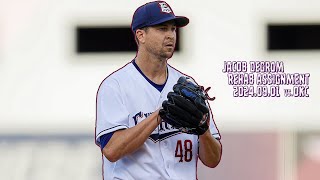 【最速997マイル】ジェイコブ・デグロム リハビリ登板全投球ダイジェスト240901 OKCRRJacob deGroms Every Pitch240901 OKCRR [upl. by Idner]