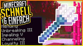 Besten Dreizack Verzaubern Tutorial ✨ Minecraft Schnell und Einfach 48 ✨ ErikOnHisPeriod [upl. by Brenda]