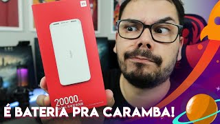 CARREGADOR PORTÁTIL XIAOMI POWER BANK 20000mAh UNBOXING COMPLETO 231 [upl. by Suirrad]