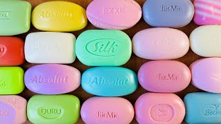 soap opening HAULunpacking of colorful soapsrelaxing soundsunboxingSatisfying ASMR Video [upl. by Isaac]