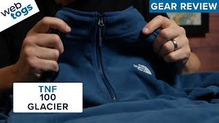 The North Face 100 Glacier Quarter Zip Fleece  Gear Review [upl. by Miko373]