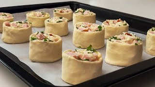 5 super ideas to prepare appetizers using pastry dough from the store [upl. by Eydie]