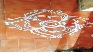 Latest Rangoli for varamahalakshmi festival 2020 with colors  Housing Hacks [upl. by Hein]