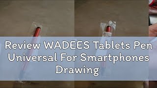 Review WADEES Tablets Pen Universal For Smartphones Drawing Pencil Laptop Pen Smart Pencil Dualpur [upl. by Lseil367]