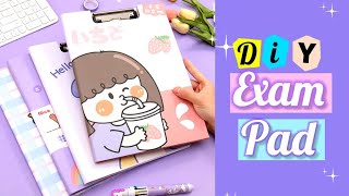 How to make cute file folder clipboard  DIY exam pad [upl. by York]