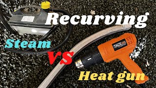 Heat Gun vs Steam for recurving bow limbs [upl. by Chuu]