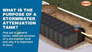 What is the purpose of a stormwater attenuation tank [upl. by Chappell257]