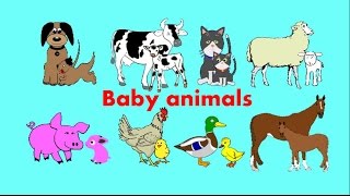 Baby Animals song for children [upl. by Stochmal]