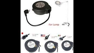 retractable cable reel for lamp [upl. by Llenna]