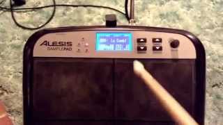 Test cross talk Alesis Samplepad 4 [upl. by Fleischer]