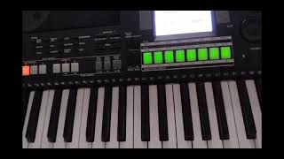 Yamaha Psr 550b Com tela azul Cliente Ediberto HortolândiaSp [upl. by Matty318]