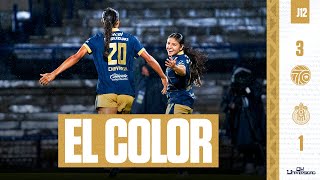 Pumas Femenil vs Chivas  Jornada 12 AP 2024  COLOR [upl. by Hgieleak]