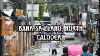 Baha sa Llano North Caloocan  Uy Si Lolo Vlog [upl. by Idnac]