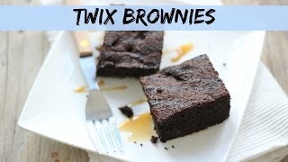 Twix Brownies  LEKKER EN SIMPEL [upl. by Laehpar]