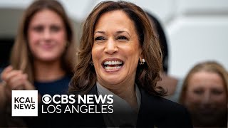 What happens when Vice President Kamala Harris visits her Los Angeles home [upl. by Cran496]