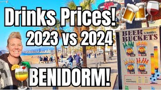 Benidorm  Have drink prices gone up  Lets find out [upl. by Ettebab]