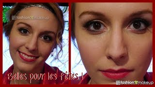 Un Maquillage pour les Fêtes ● Tutoriel ● Agathe Diary [upl. by Llerrej495]