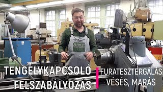 Tengelykapcsoló furatesztergálása vésése S3E13 [upl. by Assilak]