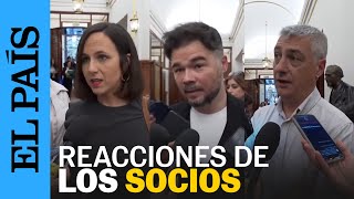 LEY DEL SUELO  Los socios parlamentarios del Gobierno reaccionan a la retirada de la ley  EL PAÍS [upl. by Paehpos]