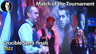 Best Match of the Tournament  Judd Trump vs Mark Williams  2022 World Snooker Championship SF [upl. by Henrik]