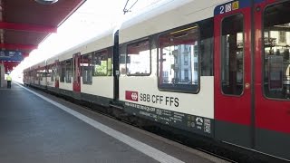 Genève Stadler Flirt  Gare Cornavin [upl. by Maibach332]