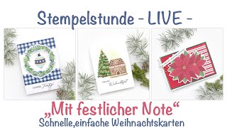 Stempelstunde   LIVE   quotMit festlicher Notequot [upl. by Lucier]