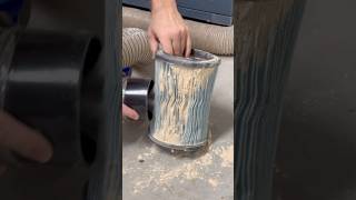 How I clean my shop vac filter woodworking shopvac clean [upl. by Kabob517]