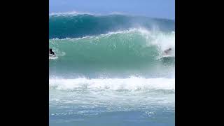 The Outer Reef Hawaii😱 surf reef outerreef reef bigwaves huge massive waves wsl surfing [upl. by Frierson]