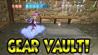 Wizard101 A LOOK AT THE NEW GEAR VAULT [upl. by Nomad]