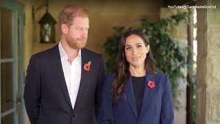 Harry and Meghan wear coordinated outfits in joint appearance [upl. by Ateikan]